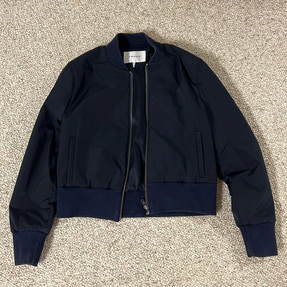 FRAME navy blue jacket - Picture 2 of 11
